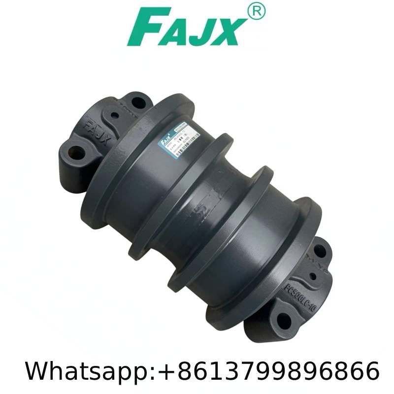 Ursachen für Öllecks an der Baggertragrolle PC500 Track Roller